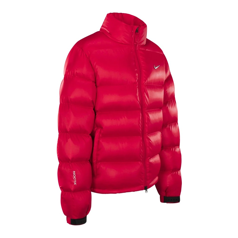 Nike x NOCTA Sunset Red Puffer Jacket Drake Rare!! Size XS - Picture 6 of 11
